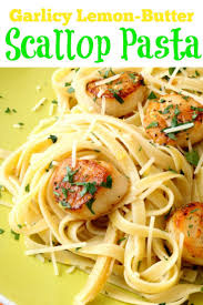 Lemon Garlic Pasta W Pan Seared Scallops Kitchen Dreaming Recipe Scallops Seared Scallop Recipes Pasta Lemon Garlic Pasta
