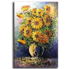 Buy other books like vincent van gogh: Vincent Van Gogh Sunflowers Oil Painting Hand Painted For Living Room Frameless 24x36 Inch Diy Canvas Art Painting Painting Sunflower Wall Art