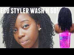 Wash N Go Using Eco Styler Gel Natural Hair Youtube Natural Hair Styles Eco Styler Gel Beautiful Natural Hair