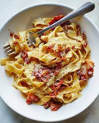 Tagliatelle With Prosciutto And Butter Gourmet Pasta Nyt Cooking Pasta Dishes