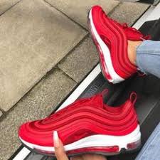Nike Air Max 97 Yellow Red Red Nike Shoes All Red Nike Shoes Nike Air Max 97