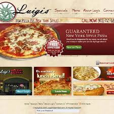 Webdesign Design Designer Photoshop Luigis Pizza Cuisine Food Restaurant Creative Stylemeetscanvas New York Style Pizza Free Appetizer Web Design
