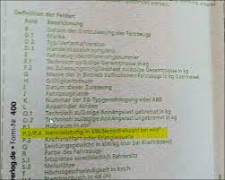 Darf der fahrzeugschein auch in kopie mitgeführt werden? Wo Findet Man Die Ps Kw Leistung Im Fahrzeugschein Hier Vw Golf Vii Rue25 Notes