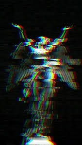 Glitch Angel In 2020 Glitch Wallpaper Black Aesthetic Wallpaper Trippy Wallpaper