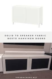 Ps5 Ready Solid To Speaker Fabric Hanviken Doors Ikea Hackers Ikea Doors Wood Doors