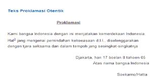 ✨quis ini✨ soalnya ada dibawah bagaimana bisa terjadi gerhana bulan. Isi Teks Proklamasi Asli Dan Otentik Sejarah Dan Maknanya