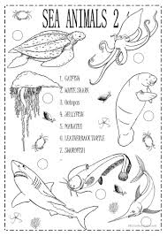 Here is a list of fabulous animals starting with the letter q. Sea Animals 2 English Esl Worksheets For Distance Learning And Physical Classrooms