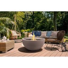 Outdoor bio ethanol fire pit uk. Pre Order Concrete Outdoor Bio Ethanol Firepit Table Bio Fires Gel Fireplaces Ltd