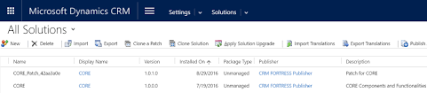 Solution Enhancements In Dynamics Crm 2016