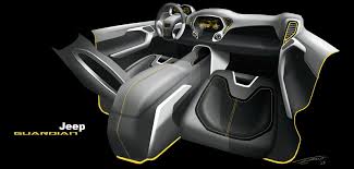 Jeep Guardian Concept Interior Design Sketch Car Body Design Interior Design Sketch Design Car Interior Design