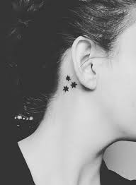 If the teardrop is just an outline, it can symbolize an attempted murder. Star Behind The Ear Tattoo Design With Cool Meanings