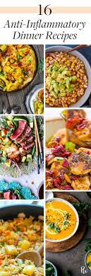 16 Dinner Recipes To Help Kick Inflammation To The Curb Anti Inflammation Recipes Dinner Recipes Anti Inflammatory Diet Recipes