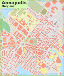 Map Of Downtown Annapolis Annapolis Downtown Map