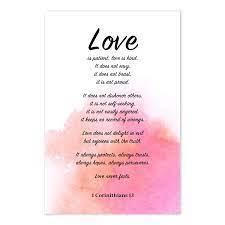 It always protects, always trusts, always hopes, always perseveres. Amazon Com Love Is Patient Love Is Kind Poster 1 Corinthians 13 Bible Verse Art Print Handmade