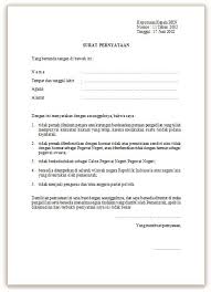 • menggunakan kop surat pada surat keterangan yang dikeluarkan oleh rt/rw di bagian atas surat terdapat kop surat yang berisi alamat rt/rw oleh sebab itu, anda harus menuliskan berapa lama waktu anda meminta izin untuk tidak masuk kerja agar pimpinan perusahaan maupun bagian. Contoh Surat Pernyataan Tidak Pernah Diberhentikan Sebagai Pns Contoh Surat