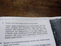Dalam rangka memperingati hari ulang tahun pt. Tulislah Surat Dinas Dengan Ilustrasi Sebagai Berikut Brainly Co Id