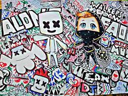 Inilah graffiti marshmello yang saya buat, banyak video dhompy graffiti lainya seperti:graffiti joker,grafiti nama,grafiti abjad,grafiti persib,grafiti huru. Alan Walker Vs Marshmello Wallpapers Wallpaper Cave