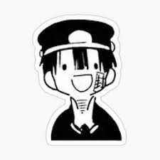 Black And White Manga Stickers Hanako Manga Cap Sticker By Joojlia In 2020 Anime Stickers Kawaii Stickers Stickers