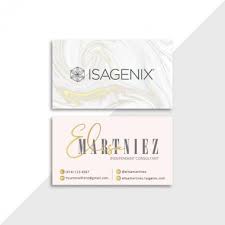 Herbalife business cards style 2 $75.00; Personalized Isagenix Business Card Isagenix Marketing