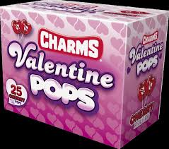 Celebrate valentine's day with lollipops! Charms Pops Valentine Heart Shaped Cherry Lollipops 13 75 Oz 25 Count Walmart Com Walmart Com