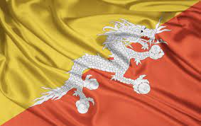 This is a file from the wikimedia commons. Bhutan Flagge Hintergrundbilder Bhutan Flagge Frei Fotos