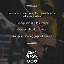 Kalau sudah kali ke 12, mungkin bukan satu bila kena abai, depan mata pun buat tak tahu. Tolongdengar On Twitter Perempuan Memang Sifatnya Memaafkan Tapi Jaga Jaga Bila Dia Dah Mula Tawar Hati Tolongdengar Td Tag Sahabat Anda Https T Co Afpw7hez44