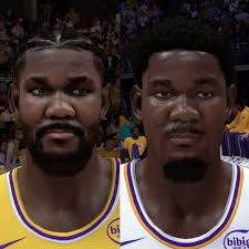 Deandre Ayton 2K26 PC Available at kofi-shop! Link in bio! -adjusted body  -realistic texture -custom accessories -braids -2 versions beard and without