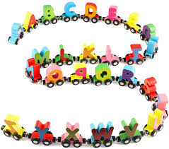 Alphabet train and more nursery rhymes from mother goose club! Buy Wondertoys 27 Pcs Wooden Alphabet Train Toy Wooden Magnetic Alphabet Abc Train Set Includes 1 Engine Letter Cars For Toddlers Boys And Girls Compatible With Thomas Train Set Tracks And Major