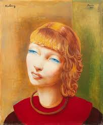 Moïse Kisling (French, 1891-1953) Jeune fille rousse
