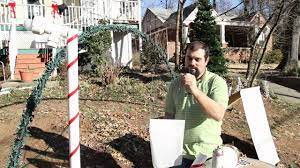 Diy outdoor christmas decorations youtube. How To Make Christmas Light Yard Decorations Youtube