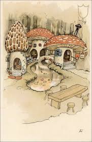 Vijfzintuigen Nl Anton Pieck Drawings Illustration