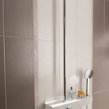 Dans la salle de bain taupe, le papier peint n'est plus une décoration impensable. Carrelage Mur Taupe 20 X 50 Cm Nikko Castorama
