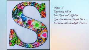 I love quilling a heartfelt gift card for my loved ones. Quilling Letters Paper Quilling Letters Of The Alphabet Letter S Paper Quilling Art Youtube