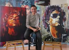 Y sigue la mata dando... Antes de cag#&%la.. Es@s Ceratian@s y Soder@s...  $5,000 c/u Acrílico sobre lienzo en medidas de 1.10 m. x 80 cms... Quien  dijo yooo??... Mil gracias.