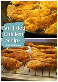 It's low carb, keto, gluten free, and weight watchers approved. Pan Fried Chicken Strips This Pilgrim Life
