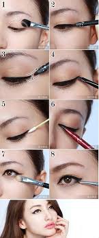 Not Sure Why I M Putting This In My Style But I Ve Always Wanted To Know How To Do This Eye Liner Trick Loo Asian Eye Makeup Monolid Eye Makeup Asian Makeup