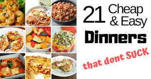 Jazz up your weeknight meals with effortless recipes that'll have your guests thinking you spent hours preparing! The Cheapest Meal Ideas Easy Cheap Dinner Ideas Easy Cheap Dinner Ideas