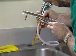 Check the instruction manual for your faucet to see how to remove it from your exact model. How To Install A Single Handle Kitchen Faucet How Tos Diy