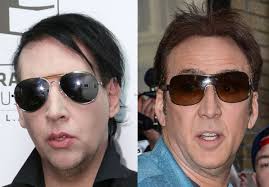 Nicolas Cage and Marilyn Manson. Who is who?