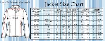 Size Charts Super Hero Jackets Movies Jackets Fashion