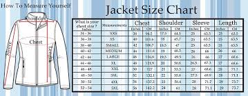 jacket size chart super hero jackets movies jacket men