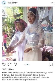 Pada tahun 2014, seorang lelaki telah merogol pelajar sekolah yang berusia 13 tahun. Budak Lelaki 9 Tahun Nikah Pasangan Usia 14 Tahun Netizen Kecam Pengantin Cilik Remaja