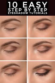 Would you like to know how to apply eyeshadow using a step by step tutorial that will teach you how to put on, wear, do, tips and ways of apply eyeshadow that has pictures and a video? Expert Eyeshadow Tutorials 10 Step By Step Videos That Show You How To Apply Eyeshadow Like A Pro Everyday Eye Makeup Eyeshadow Tutorial For Beginners How To Apply Eyeshadow