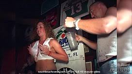 Party w aunt patty part black ebony cumshots. Wet Tshirt Contest During Spring Break At Ricks Neverbeforeseen