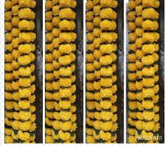 Artificial marigold flowers near me. Artificial Marigold Flower Garland At Rs 180 Pack Artificial Flowers Garland Id 20371985388