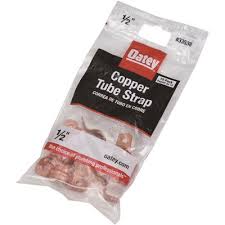 Typically, a plumber is very costly to hire. Oatey Part 33538 Oatey 1 2 In Copper 2 Hole Pipe Hanger Strap 10 Pack Hangers Straps Home Depot Pro