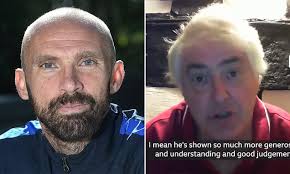 Luke Chadwick admits he felt sorry for Nick Hancock after presenter  apologised for appearance taunts