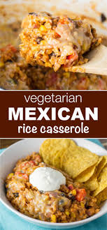 Mexikanischer Reisauflauf Vegetarischer Vegetarian Mexican Rice Casserole Dieser Vegetarische Mexikanische Reisauflauf Macht Reisauflauf Rezepte Vegetarisch