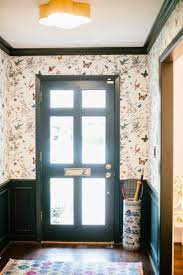 Shop the birds & butterflies 15' l x 27 w wallpaper roll at perigold, home to the design world's best furnishings for every style and space. Birds Butterflies Schumacher Wallpaper Entryway The Glam Pad