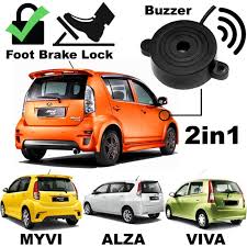 Maybe you would like to learn more about one of these? Buy Perodua Myvi Viva Alza 2 In 1 Alarm Buzzer Siren Foot Brake Lock